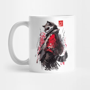 Raccoon japanese style Mug